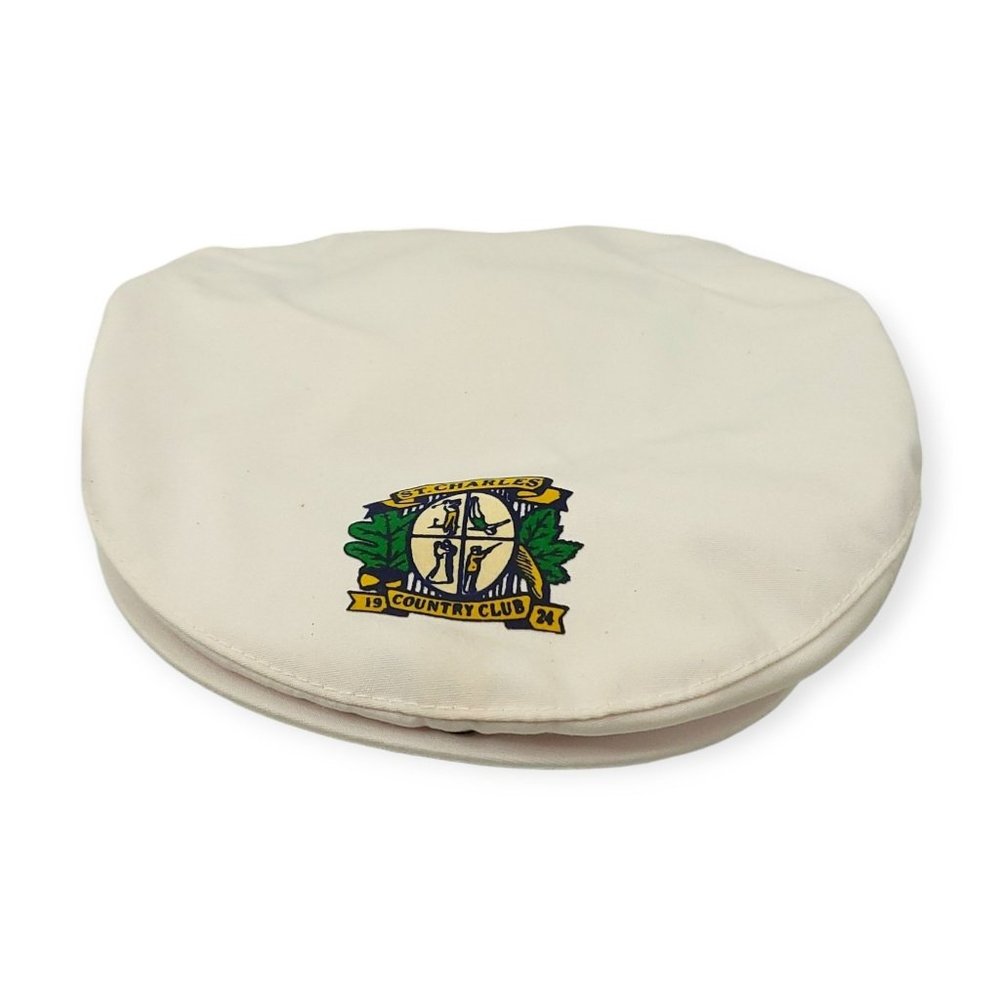 St. Charles Country Club Pageboy Cap Adjustable Golf Logo Hat Aureus Headwear